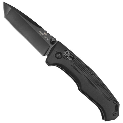 Knife - Black Aluminum Slide Steel Blade, 3 3/4 inch / BSMC-510-ALBK-B - Bear & Son - Modalova