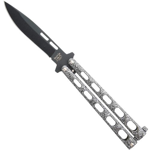 Knife - Silver Vein 1095 Carbon Steel Blade Butterfly, 5 inch / BS115 - Bear & Son - Modalova