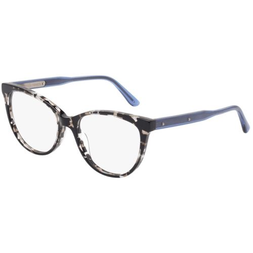 Women's Eyeglasses - Shiny Grey Havana / BV0025O 002 - Bottega Veneta - Modalova