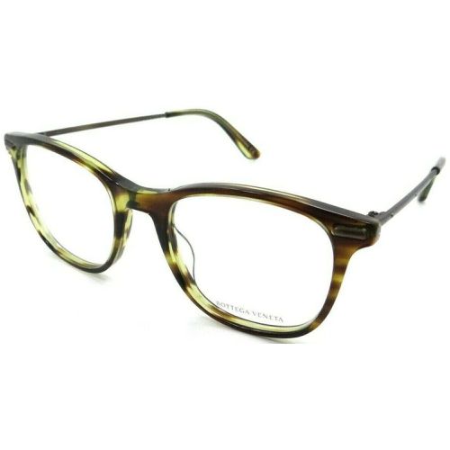 Men's Eyeglasses - Square Full Rim Frame / BV0033O 007 - Bottega Veneta - Modalova
