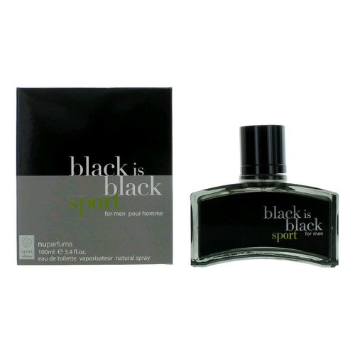 Black is Black Sport by , 3.4 oz Eau De Toilette Spray for Men - Nuparfums - Modalova