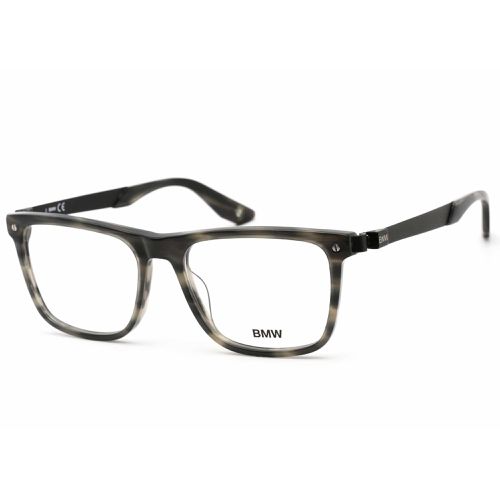 Men's Eyeglasses - Grey Square Full Rim Frame Clear Demo Lens / BW5002-H 020 - BMW - Modalova