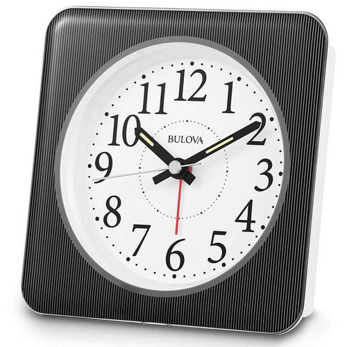 Alarm Clock - EZ-View White Dial / B1869 - Bulova - Modalova