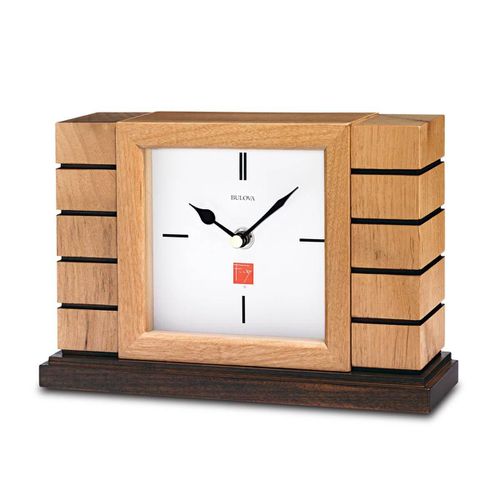 B1659 Usonian II White Dial Frank Lloyd Wright Clock - Bulova - Modalova