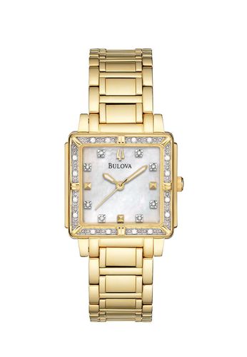 Ladies Diamond Gold MOP Watch 98R131 - Bulova - Modalova