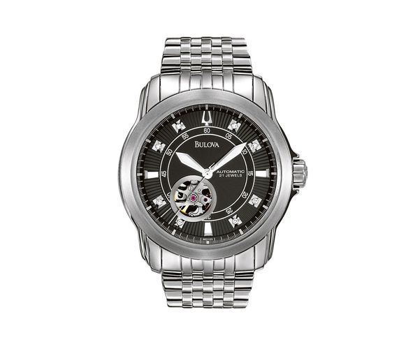 Men's BVA Series 100 Automatic Diamond Watch 96D103 - Bulova - Modalova