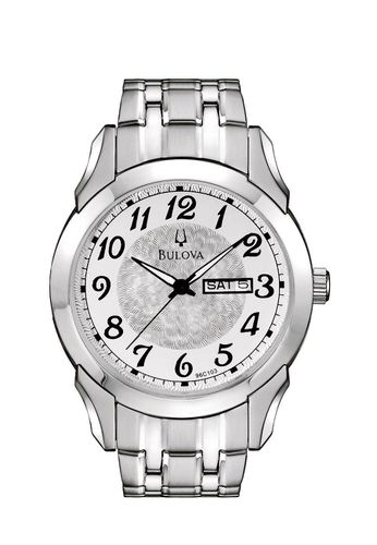 Men's Day Date Bracelet Watch 96C103 - Bulova - Modalova