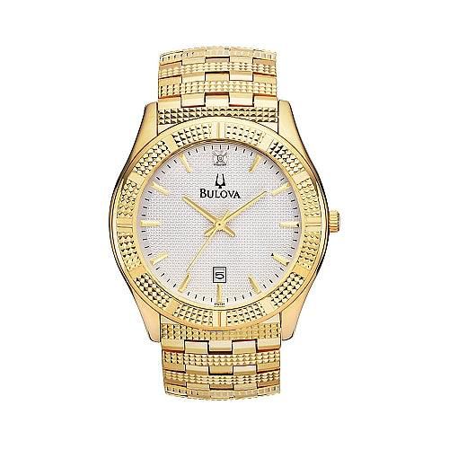 Bulova Men's Diamond Watch 97D101 - Bulova - Modalova