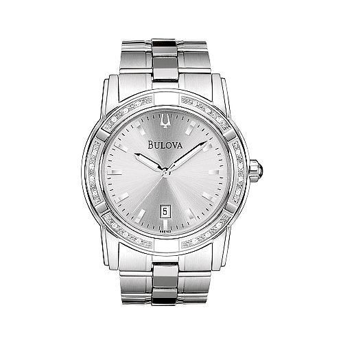 Bulova Men's Diamond Watch 96E103 - Bulova - Modalova