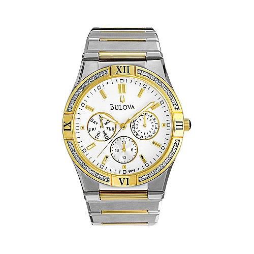Bulova Men's Diamond Watch 98E100 - Bulova - Modalova