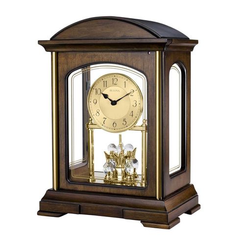 Strike & Chime Mantel Clock - Westport Rotating Pendulum Chiming / B1846 - Bulova - Modalova
