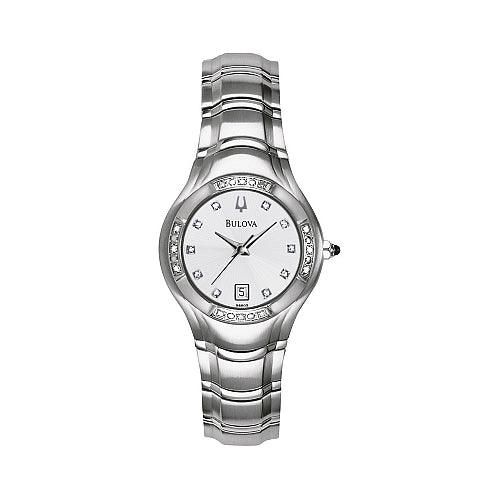Women's Diamond MOP Watch 96R10 - Bulova - Modalova