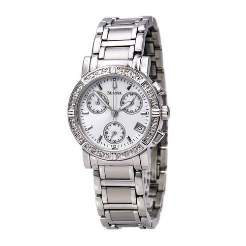 Women's Sport/Marine Star Diamond Chronograph Watch 96R19 - Bulova - Modalova