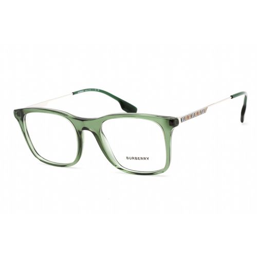 Unisex Eyeglasses - Clear Demo Lens Green Plastic Square Frame / 0BE2343 3946 - BURBERRY - Modalova