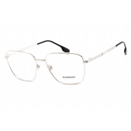 Unisex Eyeglasses - Clear Lens Silver Metal Square Shape Frame / 0BE1368 1005 - BURBERRY - Modalova