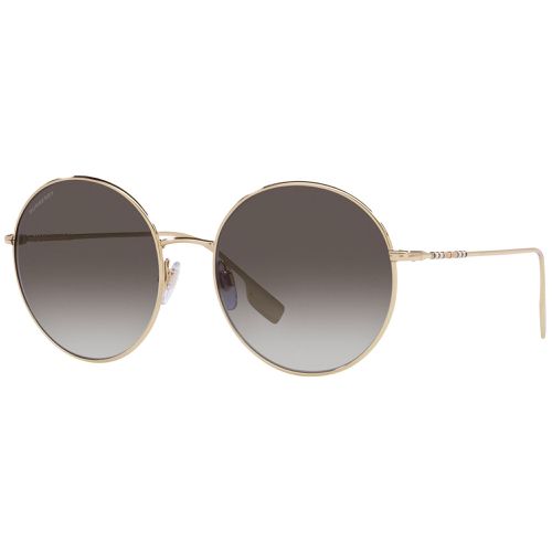 Women's Sunglasses - Pippa Light Gold Metal Frame Grey Lens / 0BE3132 11098G - BURBERRY - Modalova