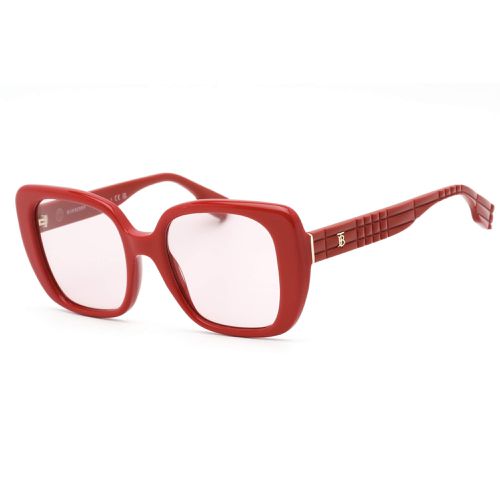 Women's Sunglasses - Red Square Plastic Frame Pink Lens / 0BE4371 4027/5 - BURBERRY - Modalova