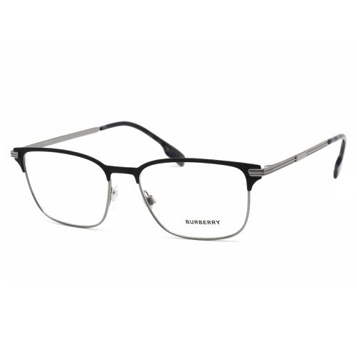 Men's Eyeglasses - Blue Rectangular Full Rim Metal Frame / 0BE1372 1003 - BURBERRY - Modalova