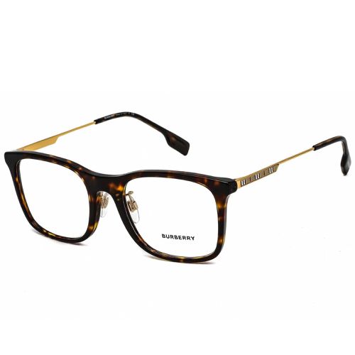 Men's Eyeglasses - Dark Havana Full Rim Frame Clear Lens / BE2343F 3002 - BURBERRY - Modalova