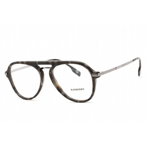 Men's Eyeglasses - Full Rim Aviator Charcoal Check Plastic / 0BE2377 3804 - BURBERRY - Modalova