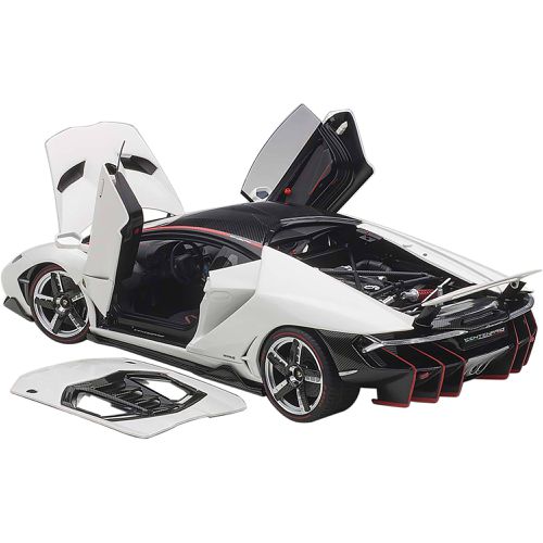 Model Car - Lamborghini Centenario Bianci Isis/Solid White - Autoart - Modalova