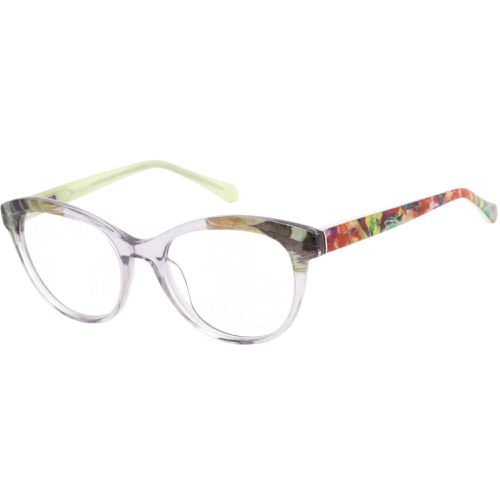 Unisex Eyeglasses - Clear Lens Multicolor Round Frame / CCS107 05-09 - Ccs By Coco Song - Modalova