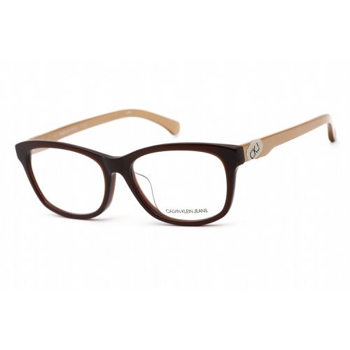 Unisex Eyeglasses - Crystal Sienna Rectangular Frame / CKJ943AF 254 - Calvin Klein Jeans - Modalova