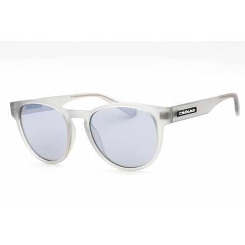 Unisex Sunglasses - Crystal Clear Plastic Round / CKJ22609S 971 - Calvin Klein Jeans - Modalova