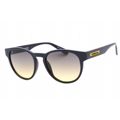 Unisex Sunglasses - Full Rim Blue Plastic Round / CKJ22609S 400 - Calvin Klein Jeans - Modalova