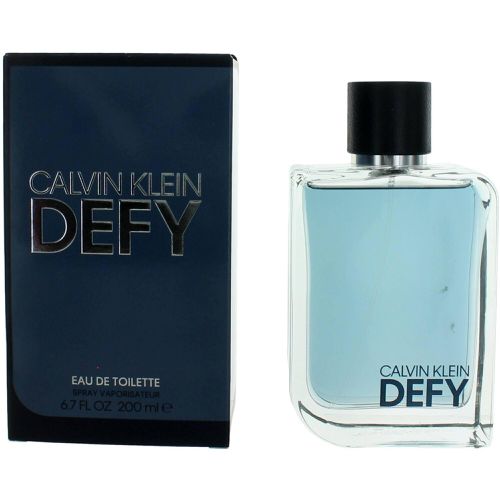 Men's Eau De Toilette Spray - Defy with Vetiver Middle Note, 6.7 oz - Calvin Klein - Modalova