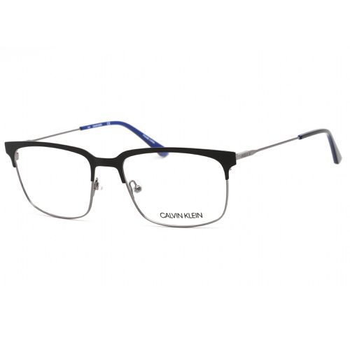 Men's Eyeglasses - Black Rectangular Frame Clear Demo Lens / CK18109 001 - Calvin Klein - Modalova