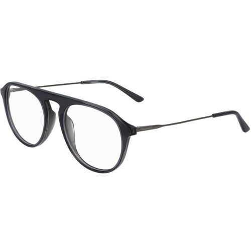 Men's Eyeglasses - Crystal Charcoal/Grey Round / CK20703 016 - Calvin Klein - Modalova