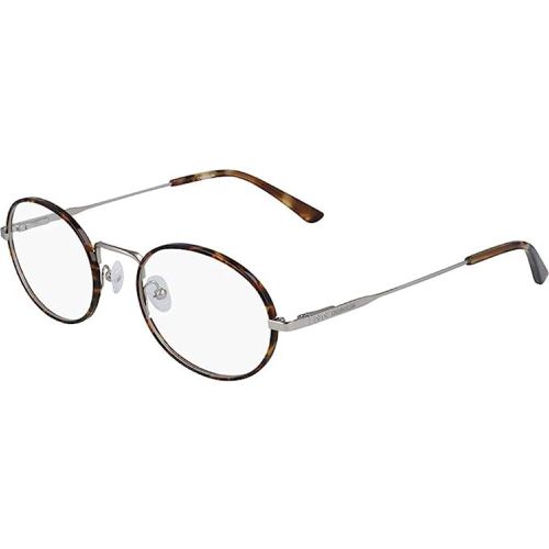Men's Eyeglasses - Honey Tortoise Metal Round / CK20115 282 - Calvin Klein - Modalova