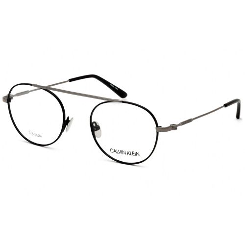 Men's Eyeglasses - Matte Black Titanium Aviator Frame / CK19151 001 - Calvin Klein - Modalova