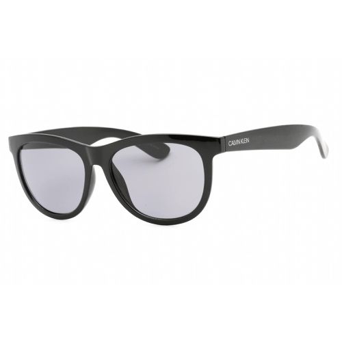 Women's Sunglasses - Black Oval Frame Smoke Lens / CK19567S 001 - Calvin Klein Retail - Modalova