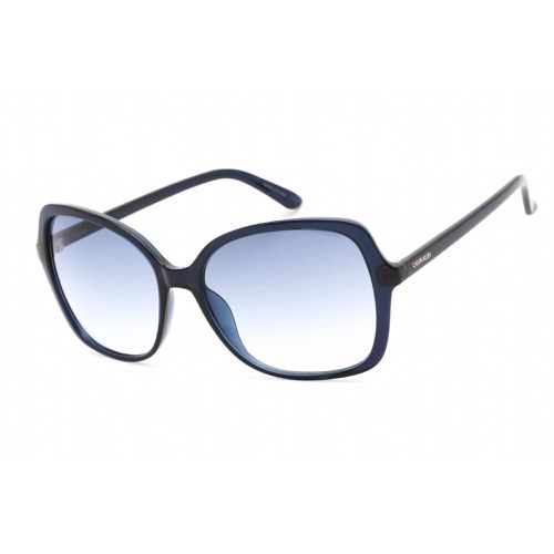 Women's Sunglasses - Full Rim Milky Navy Plastic / CK19561S 410 - Calvin Klein Retail - Modalova