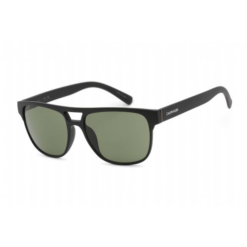 Women's Sunglasses - Solid Green/G15 Lens Plastic / CK20523S 001 - Calvin Klein Retail - Modalova