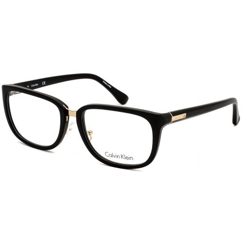 Women's Eyeglasses - Matte Black Rectangular Plastic Frame / CK5846A 002 - Calvin Klein - Modalova