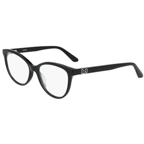 Women's Eyeglasses - Black Plastic Cat Eye / CK21503 001 - Calvin Klein - Modalova