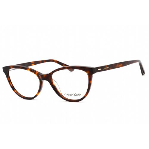 Women's Eyeglasses - Cat Eye Brown Havana Plastic Frame / CK21519 220 - Calvin Klein - Modalova