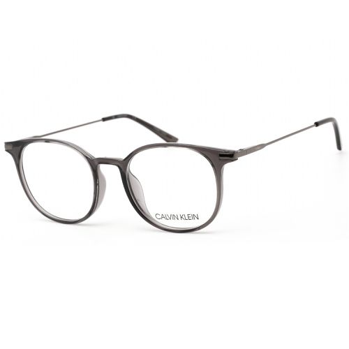 Women's Eyeglasses - Crystal Charcoal Round Plastic Frame / 20704 006 - Calvin Klein - Modalova