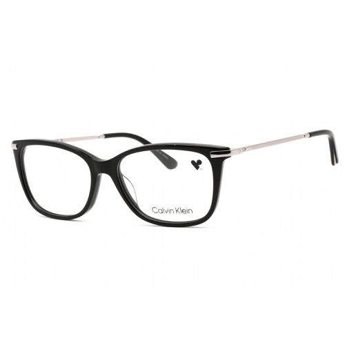 Women's Eyeglasses - Full Rim Black Plastic Rectangular / CK22501 001 - Calvin Klein - Modalova