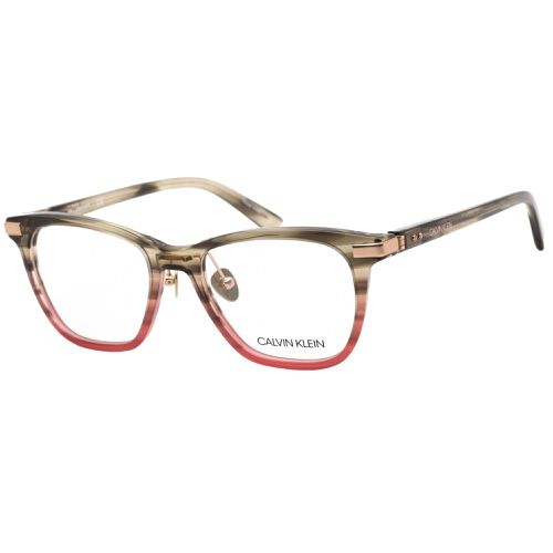 Women's Eyeglasses - Taupe/Pink Horn Gradient Plastic Frame / CK20505 274 - Calvin Klein - Modalova