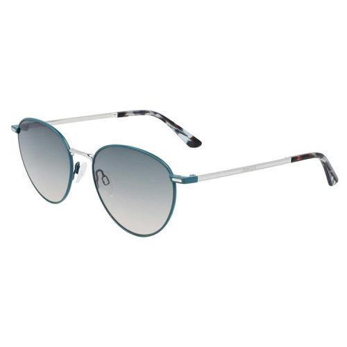 Women's Sunglasses - Matte Deep Teal Metal Full Rim Frame / CK21105S 431 - Calvin Klein - Modalova