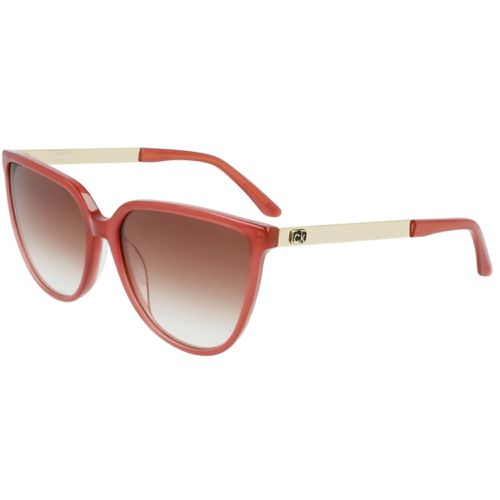 Women's Sunglasses - Milky Persimmon Cat Eye / CK21706S 830 - Calvin Klein - Modalova