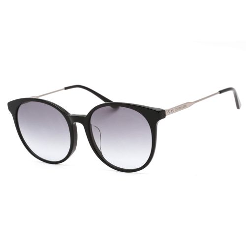 Women's Sunglasses - Black Round Plastic Frame Grey Lens / CK18711SA 001 - Calvin Klein - Modalova