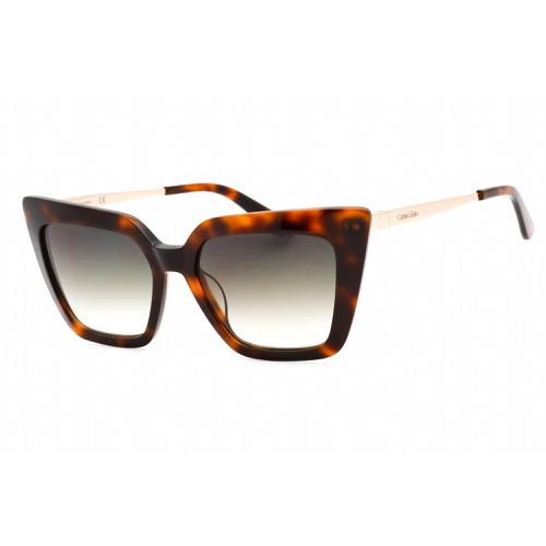 Women's Sunglasses - Cat Eye Frame Brown Gradient Lens / CK22516S 220 - Calvin Klein - Modalova