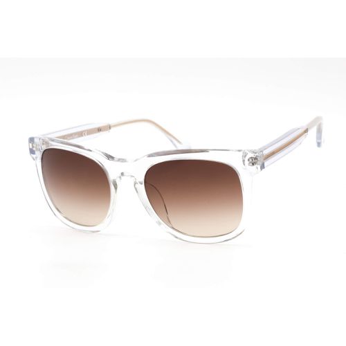 Women's Sunglasses - Crystal Square Frame Brown Lens / CK4326SA 010 - Calvin Klein - Modalova