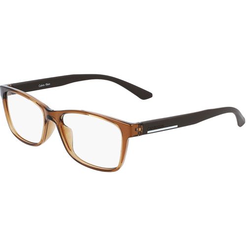 Unisex Eyeglasses - Crystal Brown Rectangular / CK20533 210 - Calvin Klein - Modalova