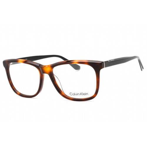 Unisex Eyeglasses - Full Rim Brown Havana Plastic Frame / CK22507 220 - Calvin Klein - Modalova